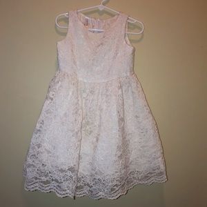 Julia Lee White Lace Sleeveless Formal Dress